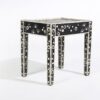 Bone Inlay Side Table (Black)