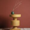 Mode side table mustard